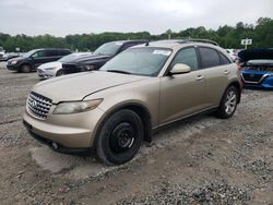 Salvage cars for sale from Copart Ellenwood, GA: 2004 Infiniti FX35
