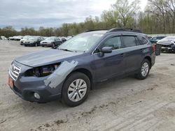 Salvage cars for sale at Ellwood City, PA auction: 2016 Subaru Outback 2.5I Premium