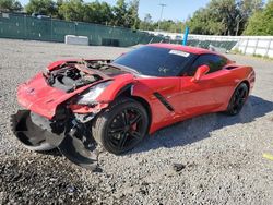 Chevrolet Corvette salvage cars for sale: 2017 Chevrolet Corvette Stingray 1LT