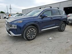 Salvage cars for sale at Jacksonville, FL auction: 2022 Hyundai Santa FE Limited