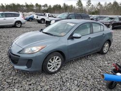 Salvage cars for sale from Copart Windham, ME: 2012 Mazda 3 I