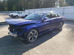 Salvage cars for sale at Arlington, WA auction: 2019 Honda Accord Sport