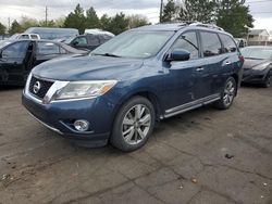 Salvage cars for sale at Denver, CO auction: 2014 Nissan Pathfinder S