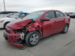 Salvage cars for sale at Grand Prairie, TX auction: 2016 Chevrolet Sonic LT