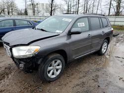 Toyota Highlander salvage cars for sale: 2010 Toyota Highlander