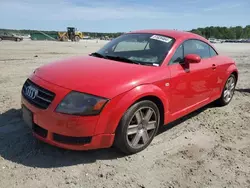 Salvage cars for sale from Copart Spartanburg, SC: 2003 Audi TT