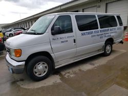 Ford Econoline e350 Super Duty salvage cars for sale: 2004 Ford Econoline E350 Super Duty Wagon