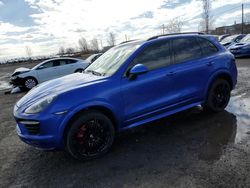 Porsche Cayenne Vehiculos salvage en venta: 2013 Porsche Cayenne GTS