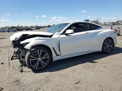 Salvage cars for sale from Copart Fredericksburg, VA: 2018 Infiniti Q60 Luxe 300