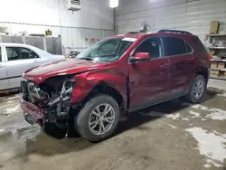 Chevrolet Equinox lt salvage cars for sale: 2017 Chevrolet Equinox LT