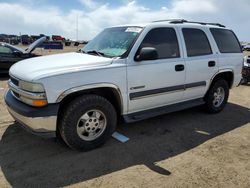 Salvage cars for sale at Brighton, CO auction: 2002 Chevrolet Tahoe K1500