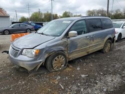Salvage cars for sale from Copart Columbus, OH: 2013 Chrysler Town & Country Touring L
