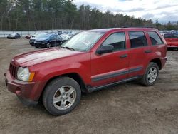 Salvage cars for sale from Copart Lyman, ME: 2005 Jeep Grand Cherokee Laredo