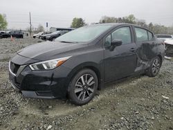 Salvage cars for sale from Copart Mebane, NC: 2021 Nissan Versa SV