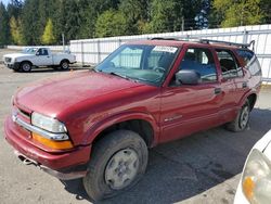 Salvage cars for sale from Copart Arlington, WA: 2002 Chevrolet Blazer