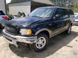 Salvage cars for sale at Seaford, DE auction: 2001 Ford Expedition Eddie Bauer