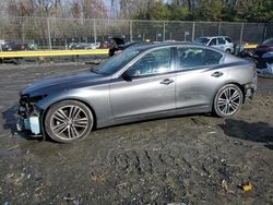 Infiniti Q50 salvage cars for sale: 2015 Infiniti Q50 Base