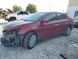 Salvage cars for sale from Copart Apopka, FL: 2015 Nissan Sentra S