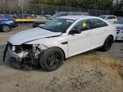 Salvage cars for sale at Waldorf, MD auction: 2015 Ford Taurus Police Interceptor