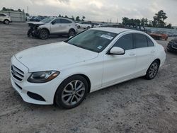 Salvage cars for sale from Copart Houston, TX: 2015 Mercedes-Benz C300