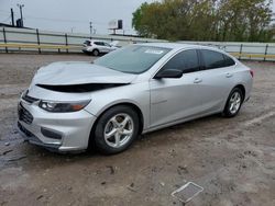 Salvage cars for sale from Copart Oklahoma City, OK: 2017 Chevrolet Malibu LS