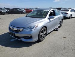 Salvage cars for sale at Martinez, CA auction: 2017 Honda Accord Touring