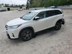 Salvage cars for sale at Knightdale, NC auction: 2019 Toyota Highlander LE