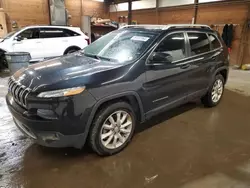 Salvage cars for sale at Ebensburg, PA auction: 2015 Jeep Cherokee Limited