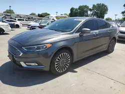 Salvage cars for sale at Sacramento, CA auction: 2017 Ford Fusion SE