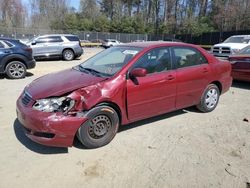 Toyota Corolla CE Vehiculos salvage en venta: 2005 Toyota Corolla CE