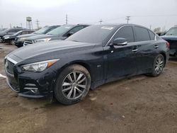 Salvage cars for sale from Copart Chicago Heights, IL: 2016 Infiniti Q50 Base