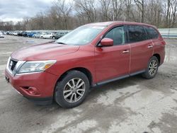 Salvage cars for sale from Copart Ellwood City, PA: 2014 Nissan Pathfinder S