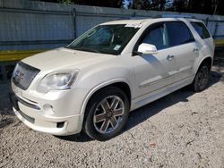 Salvage cars for sale from Copart Greenwell Springs, LA: 2012 GMC Acadia Denali