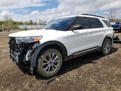 Salvage cars for sale at Columbia Station, OH auction: 2021 Ford Explorer XLT