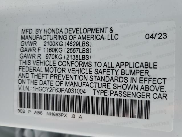 2023 Honda Accord Hybrid EXL