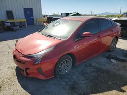 Salvage cars for sale from Copart Tucson, AZ: 2017 Toyota Prius