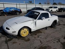 Salvage cars for sale at Littleton, CO auction: 1990 Mazda MX-5 Miata