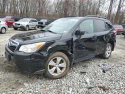 Salvage cars for sale from Copart Candia, NH: 2016 Subaru Forester 2.5I Premium