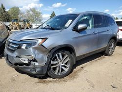 Honda Pilot Touring salvage cars for sale: 2017 Honda Pilot Touring