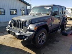 Salvage cars for sale at Pekin, IL auction: 2019 Jeep Wrangler Unlimited Sport