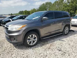 Salvage cars for sale from Copart Houston, TX: 2016 Toyota Highlander LE