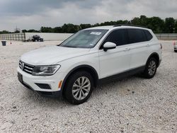 Salvage cars for sale at New Braunfels, TX auction: 2018 Volkswagen Tiguan SE