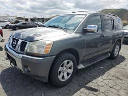 Salvage cars for sale at Colton, CA auction: 2004 Nissan Armada SE