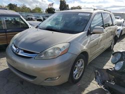 Salvage cars for sale from Copart Martinez, CA: 2006 Toyota Sienna XLE