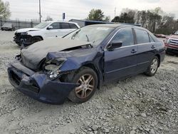 Salvage cars for sale at Mebane, NC auction: 2007 Honda Accord SE