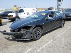 Salvage cars for sale at Van Nuys, CA auction: 2020 Tesla Model S