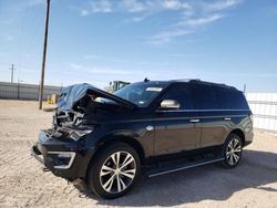 Salvage cars for sale at Andrews, TX auction: 2020 Ford Expedition King Ranch