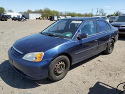 Vehiculos salvage en venta de Copart Hillsborough, NJ: 2002 Honda Civic EX