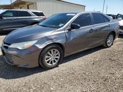 Salvage cars for sale at Temple, TX auction: 2016 Toyota Camry LE