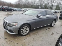 Salvage cars for sale at North Billerica, MA auction: 2017 Mercedes-Benz E 300 4matic